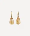 Jacqueline Cullen Citrine Mini Disintegrating Drop Earrings In Yellow
