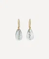 Jacqueline Cullen Green Quartz Mini Disintegrating Drop Earrings In Green