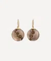 Jacqueline Cullen Smokey Quartz Aurora Sphere Earrings In Brown