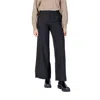 Jacqueline De Yong Black Polyester Flared Pants In Black