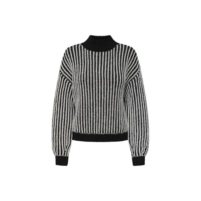 JACQUELINE DE YONG BLACK POLYESTER SWEATER
