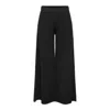 Jacqueline De Yong Black Recycled Polyester Jeans & Pant In Black