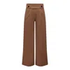 Jacqueline De Yong Brown Polyester Jeans & Pant