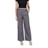 Jacqueline De Yong Gray Polyester Jeans & Pant In Gray