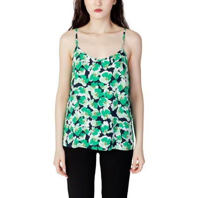 Jacqueline De Yong Cotton Tops & Women's T-shirt In Green