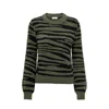 Jacqueline De Yong Green Nylon Sweater