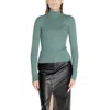 Jacqueline De Yong Turquoise Viscose Tops & T-shirt