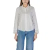 Jacqueline De Yong White Cotton Shirt In White