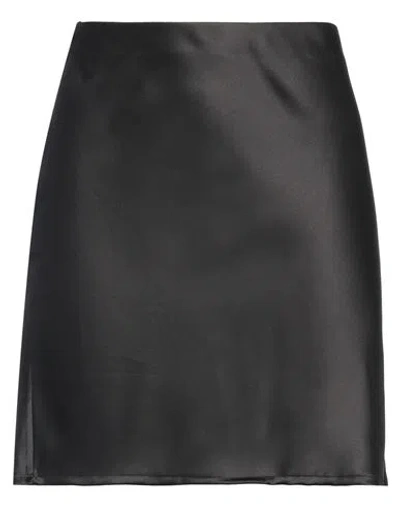 Jacqueline De Yong Woman Mini Skirt Black Size L Polyester