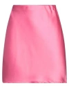 Jacqueline De Yong Woman Mini Skirt Fuchsia Size L Polyester In Pink