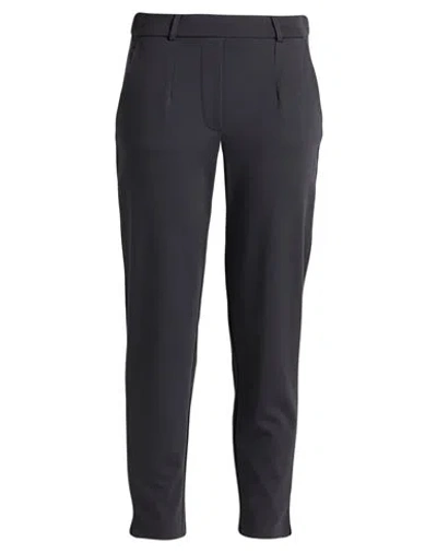 Jacqueline De Yong Woman Pants Lead Size L-32l Viscose, Nylon, Elastane In Black
