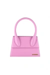 Jacquemus Le Chiquito Logo Lettering Mini Tote Bag In Pink