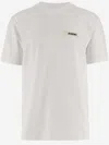 Jacquemus Relaxed-fit Cotton T-shirt With Subtle Logo In White