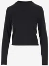 Jacquemus The Gros Grain Logo-detail Long-sleeve Top