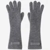 Jacquemus Wool Blend Gloves In Gray