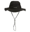Jacquemus Black Le Bob Artichaut Cotton Hat In Black