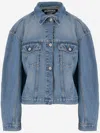 Jacquemus Cotton Denim Jacket In Blue