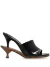 Jacquemus Les Doubles Mules Heeled Mules In Black