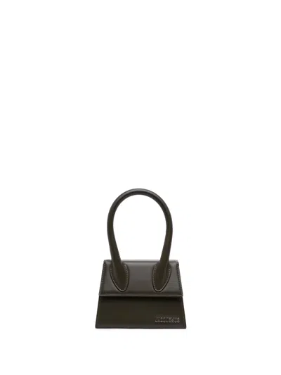 Pre-owned Jacquemus 2023 Leather Le Chiquito Moyen Satchel In Brown