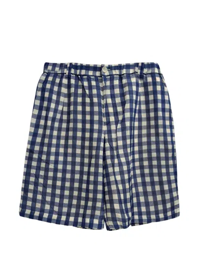 Pre-owned Jacquemus 2024 Le Short Gelati Pleated Shorts In Blue