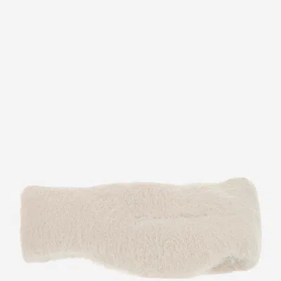 Jacquemus 213ac20 Knit Bandeau Beanie In White