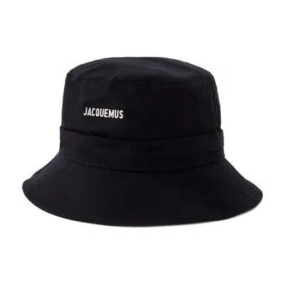 Jacquemus 223ac001-5001-990 Bucket Hat In Black
