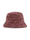 Jacquemus 235ac4515035850 Logo-embroidered Cotton Bucket Hat In Multi