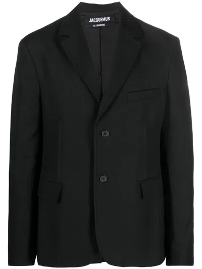 JACQUEMUS LA VESTE DISGREGHI,23H236JA033.1458 990 BLACK