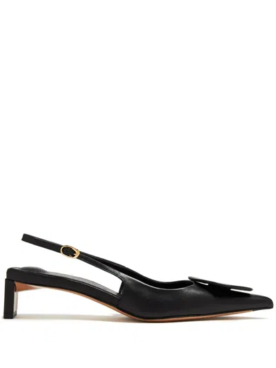 JACQUEMUS LES SLINGBACKS DUELO B,241FO076.3073 096 990 BLACK