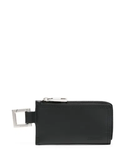 JACQUEMUS LE PORTE ZIPPÉ CUERDA,245SL127.3061 990 BLACK