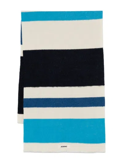 JACQUEMUS L`ECHARPE ARAZZO,246AC683.5206 030 MULTI BLUE