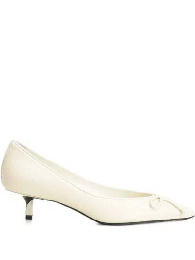 Jacquemus 45mm Tourni Pumps In White