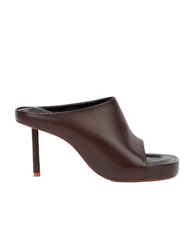 JACQUEMUS JACQUEMUS STILETTO HEEL OPEN-TOE MULES