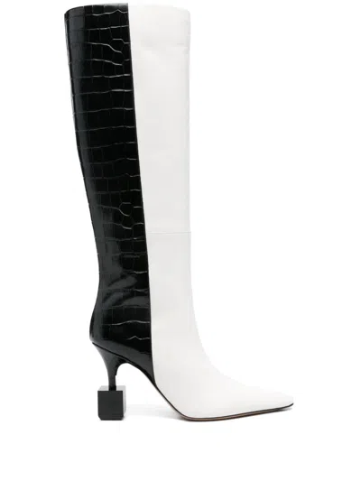 Jacquemus Les Bottes Bisou Leather Knee-high Boots In Multi