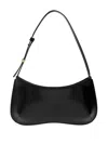 Jacquemus Versatile Shoulder Bag Adjustable Strap Smooth Finish In Black