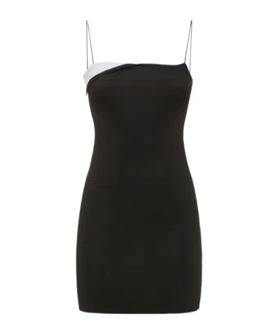 Jacquemus A Mini Dress With Thin Shoulder Straps In Multicolor