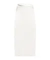 Jacquemus A-shaped Skirt In White