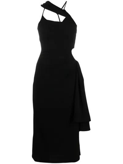Jacquemus La Robe Abanada In Black