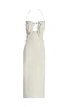 Jacquemus La Robe Bikini Strapless Midi Dress In 120