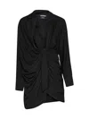 Jacquemus Bahia Sash Dress In Black