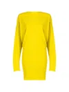 Jacquemus Flowing Viscose Jersey Dress With Embroidered Detailing In Burgundy