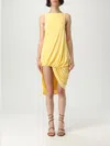 Jacquemus Peplo Sleeveless Draped High-low Dress