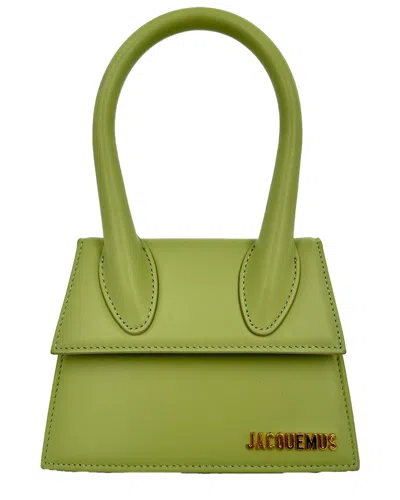 Pre-owned Jacquemus Abstract Leather Large Le Chiquito Handbag (authentic Pre-loved)