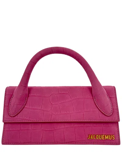 Pre-owned Jacquemus Abstract Leather Le Chiquito Long Top-handle Bag (authentic Pre-  Loved)