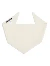 Jacquemus Triangular Shape Scarf In White