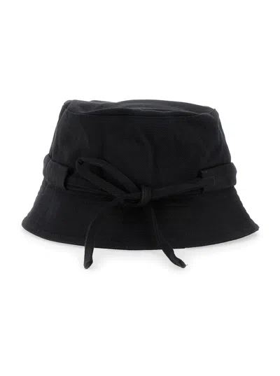 Jacquemus Acu00001ae0 Bucket Hat In Black