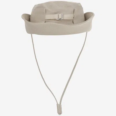 Jacquemus Acu00721aw00595 Linen-cotton Blend Bucket Hat In Neutral