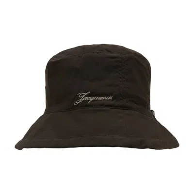 Jacquemus Acu00812aw00645-880 Bucket Hat In Brown