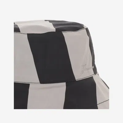 Jacquemus Acu00812aw00753 Striped Nylon Bucket Hat In Multicolor