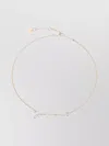 Jacquemus Adjustable Fine Chain Necklace With Golden-tone Hardware